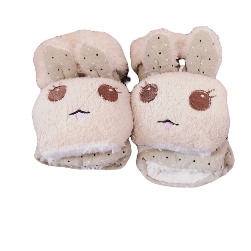 Cozy Winter Bunny Gloves
